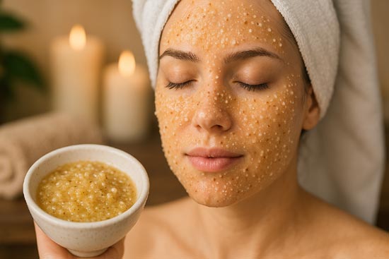 Gesichtspeeling selber machen Gesichtspeeling selber machen